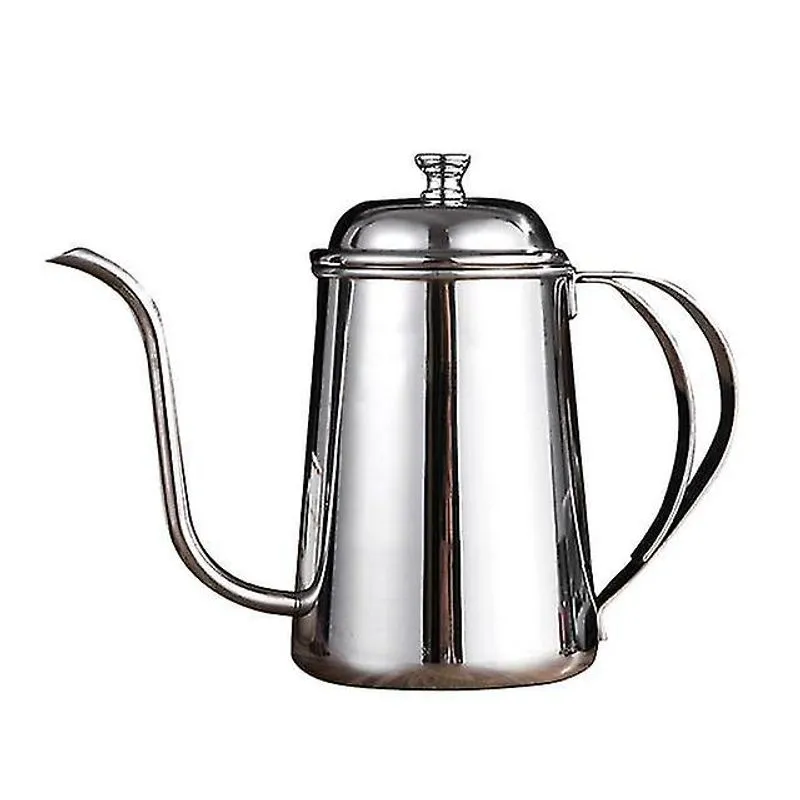 Cafeteira De Aço Inoxidável, Bico De Pescoço De Ganso, Boca Comprida, Soco Manual - 90 Caracteres