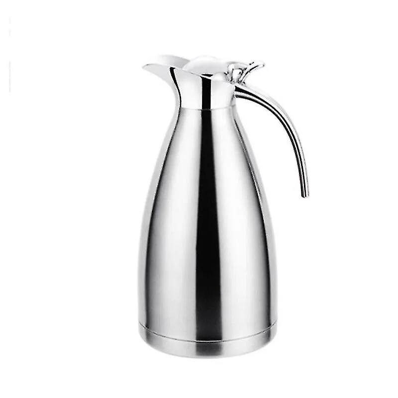 Chaleiras elétricas garrafa térmica de café de aço inoxidável isolamento a vácuo de parede dupla 12 horas de preservação do calor