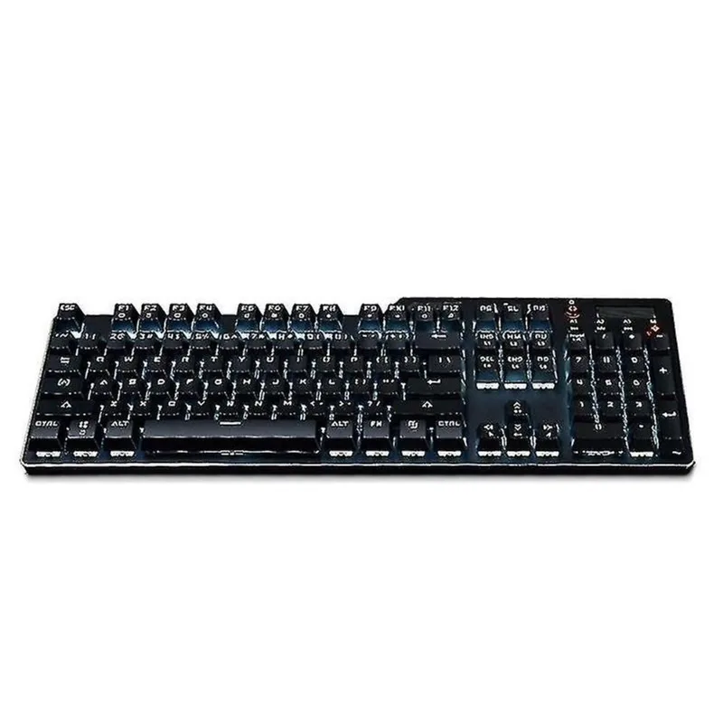 Conjuntos de acessórios de computador ajazz ak35i botão multimídia luz de fundo de jogos teclado de máquinas de liga leve eixo azul preto