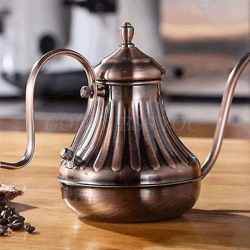 Servidor De Café Gooseneck Spout Em Aço Inoxidável