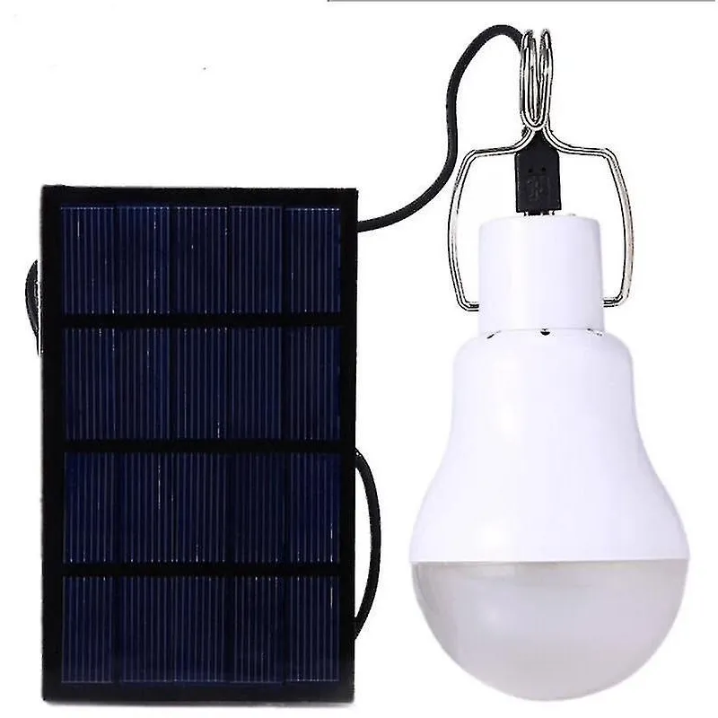 Luzes de acampamento lanternas painel solar alimentado lâmpada led portátil ao ar livre barraca de acampamento lâmpada de energia 15w