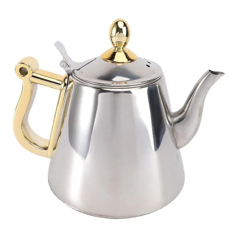 Chaleira de Aço Inox 1,2L para Indução com Conjunto de Café e Chá