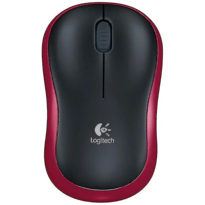 Conjuntos de acessórios de computador logitech m185 2.4ghz 3-keys 1000dpi mouse óptico sem fio alcance sem fio: 10m vermelho
