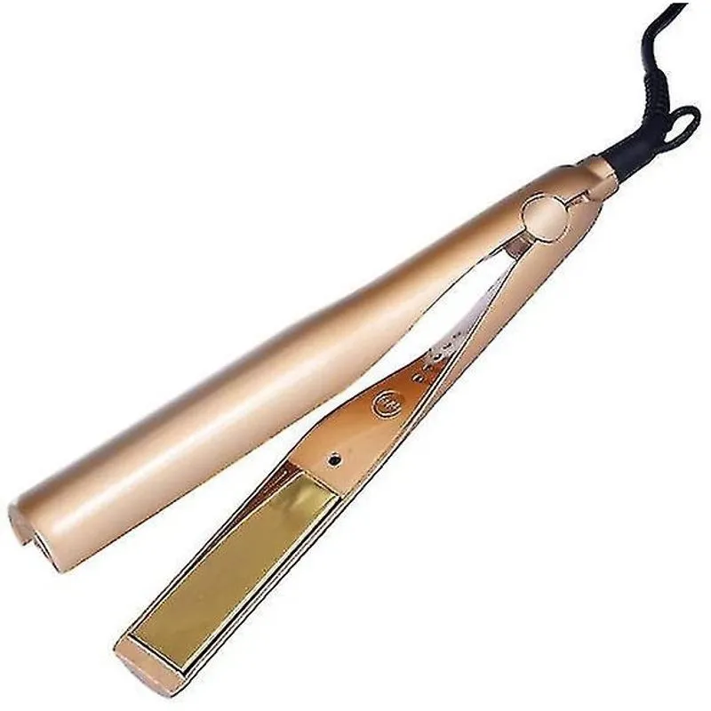 Alisadores de cabelo Alisador de cabelo de cerâmica 230 ferro plano elétrico de 2,5 cm dois em um fácil de controlar a torção
