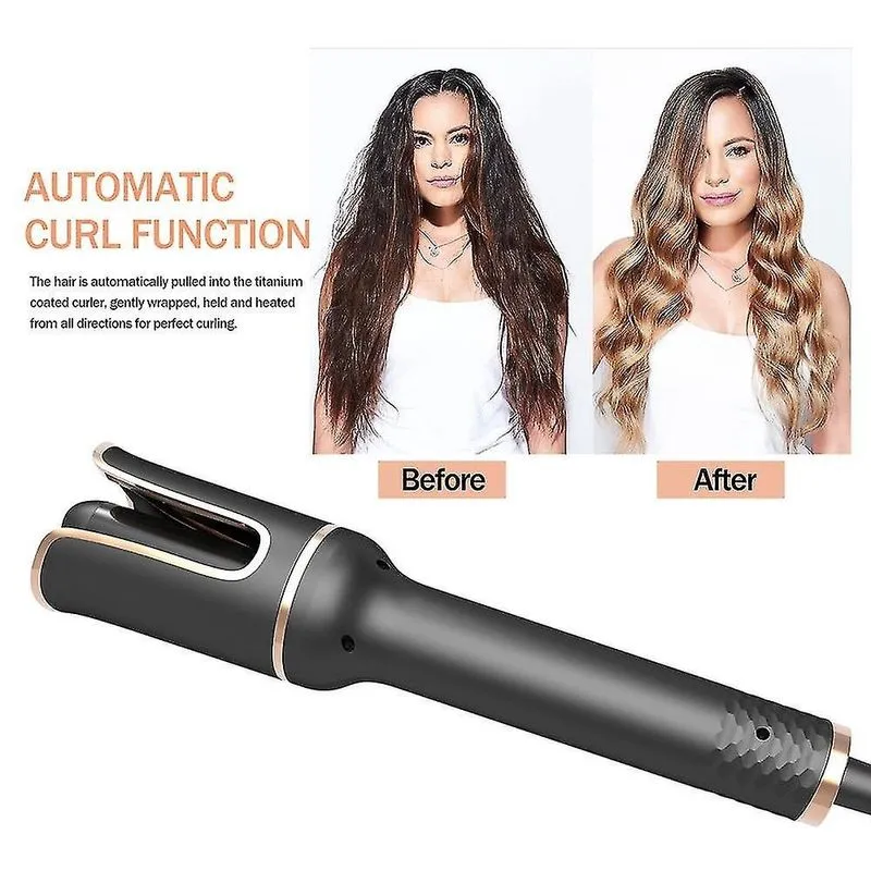 Ferros de ondulação modelador de cabelo auto modelador de cabelo modelador de ar rotativo de cerâmica modelador de varinha giratória de ar ferros de ondulação