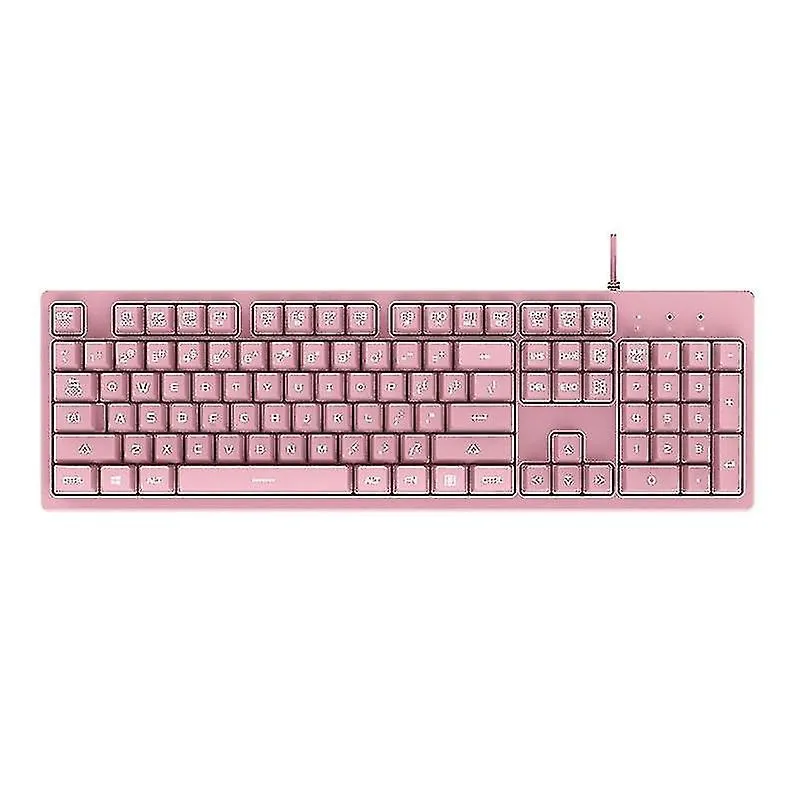 Conjuntos de acessórios de computador ajazz dks100 104 teclas escritório luminoso jogo chá eixo teclado mecânico comprimento do cabo: 1,5 m cereja