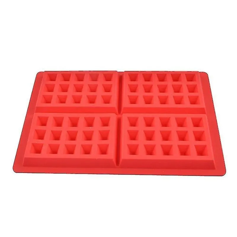 Conjuntos de panelas de silicone mini waffles pan cake assar bolo de muffin assado bandeja de molde de chocolate diy