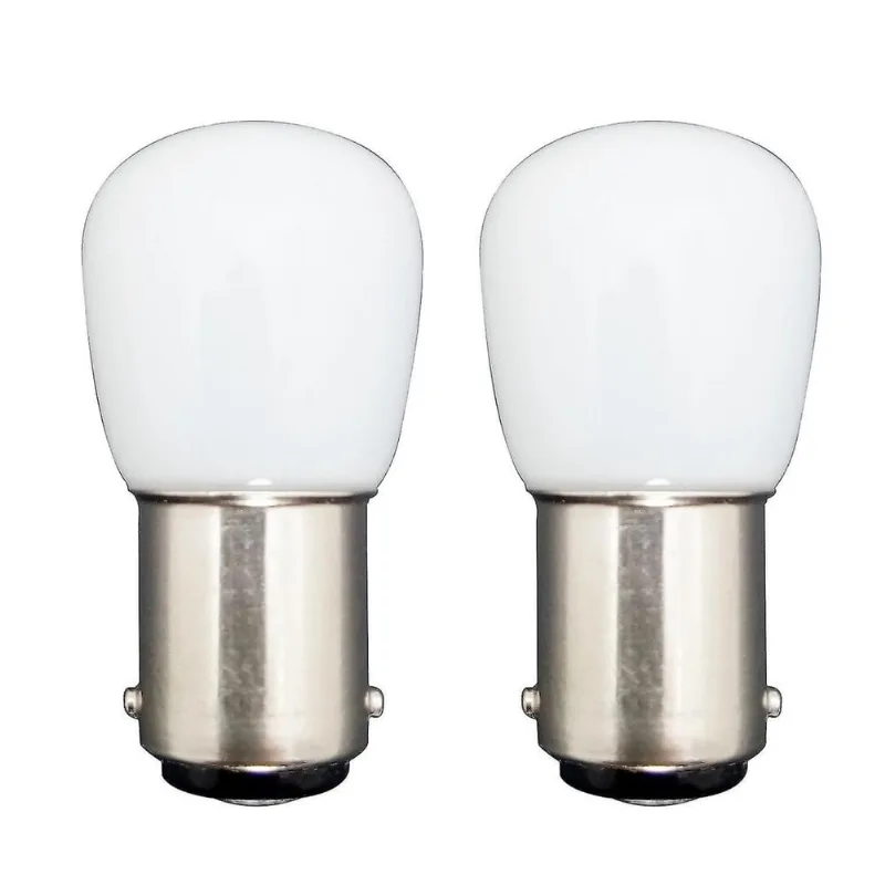 Luzes de inundação pacote com 2 lâmpada led economizadora de energia b15 1.5w substitui lâmpada halógena de 15w branco quente 2700k ac220-240v