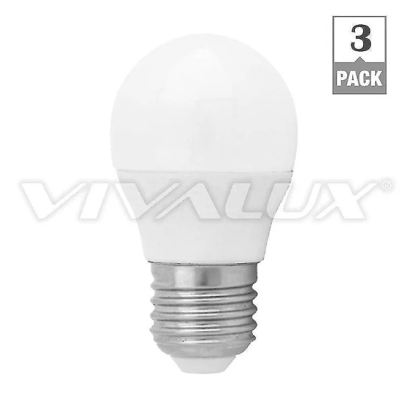 Luzes do ponto de inundação 3 pack lux cameo led mini globo clássico grande edison parafuso lâmpada 6 w e27 lâmpada led 6 w e27