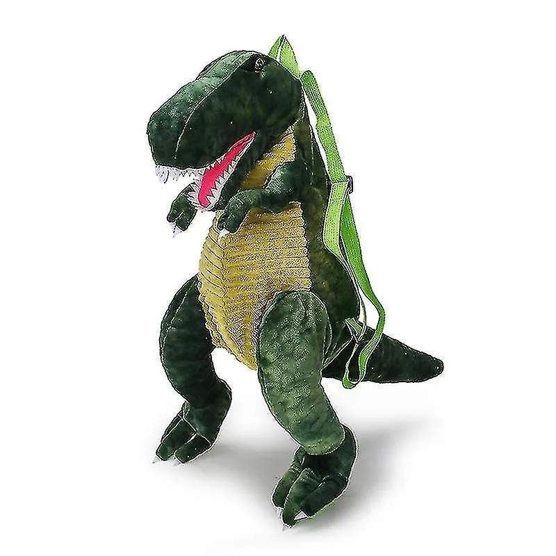 Mochilas mochila de dinossauro infantil mochila animal fofa meninos meninas criança dinossauros bolsa verde