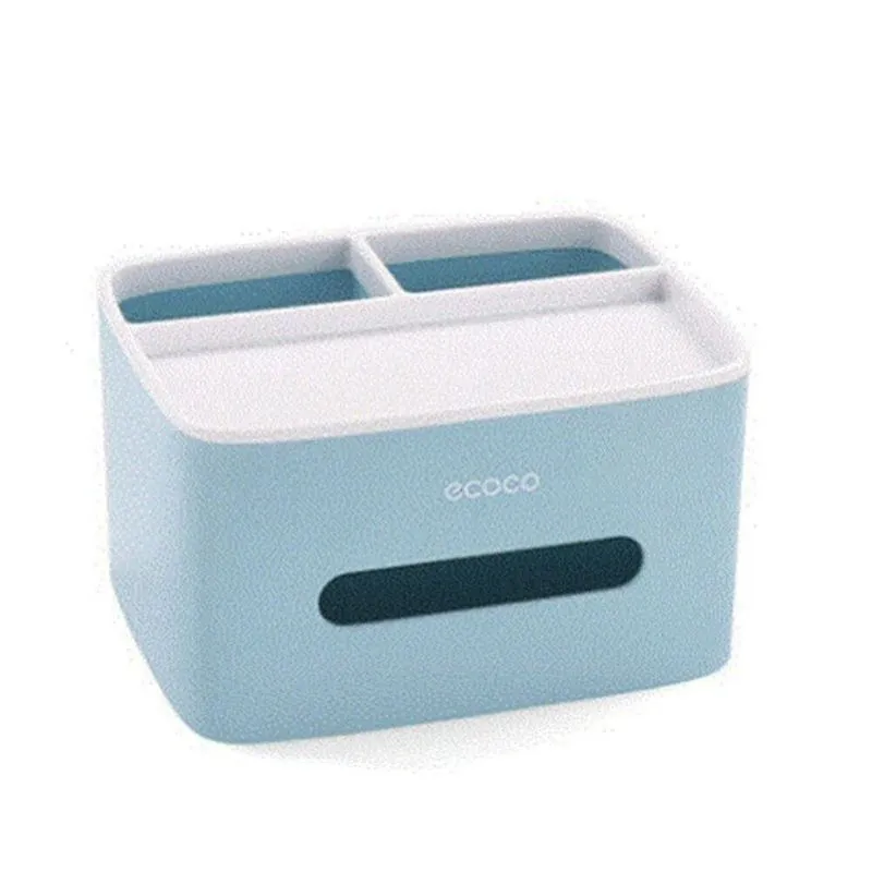 Estojos para cartões de visita porta-guardanapos de papel de seda de mesa itens de escritório estojo de armazenamento caixa de controle remoto para cozinha
