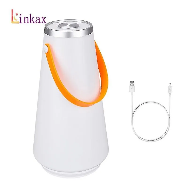 Luzes de acampamento lanternas portátil sem fio led home night light candeeiro de mesa usb interruptor de toque recarregável luz de emergência