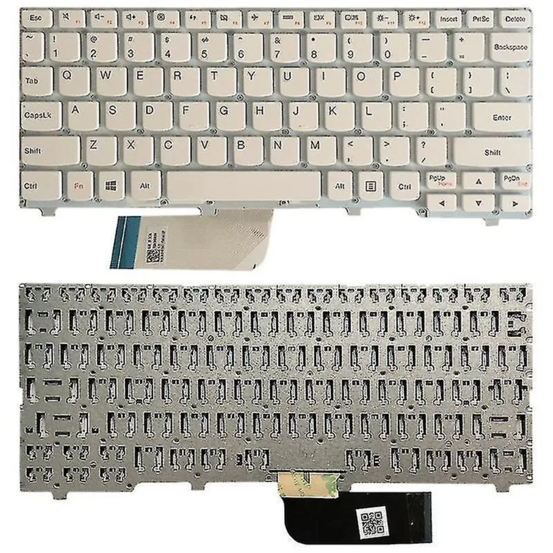 Acessório de computador define a versão do teclado para lenovo ideapad 100s 100s-11iby branco