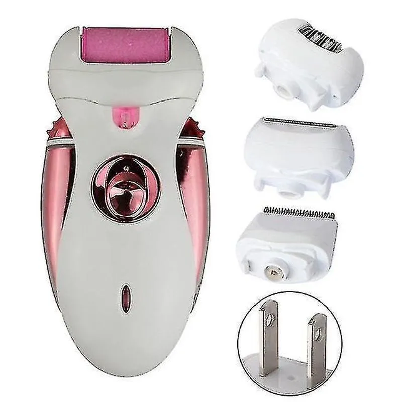 Arquivos de pé 4 em 1 mulheres depiladora elétrica feminina rosto justo remoção senhora barbeador mini aparador corpo perna depilatório