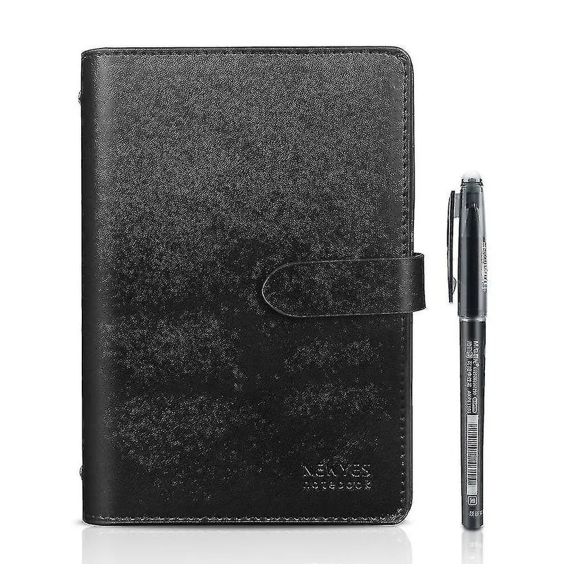 Leitores de e-books newyes reutilizável a6 notebook apagável couro reutilizável smart wirebound notebook armazenamento em nuvem