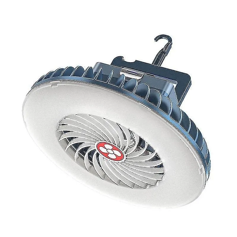 Luzes de acampamento lanternas ventilador de acampamento portátil com lanterna led ventilador de acampamento operado por bateria recarregável com gancho pendurado