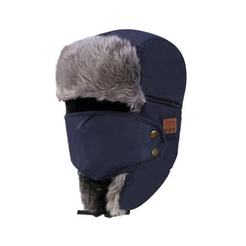 Ushanka Bluetooth Inverno à prova de vento para esqui