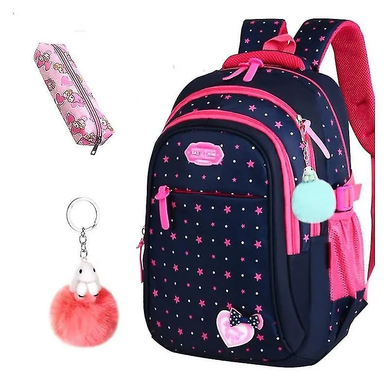Mochilas mochila elementar estrelas estampam bolsas de estudante