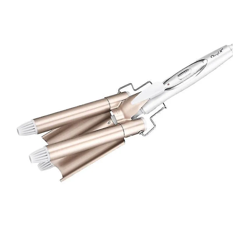 Ferros de ondulação modelador de cabelo profissional 3 barril cabelo ondulação estilo aquecimento controle de temperatura ferros de ondulação