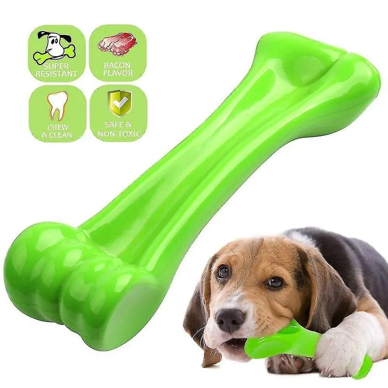 Brinquedos para cães brinquedos duráveis para mastigar cães - brinquedo de mastigar ossos para mastigadores agressivos - brinquedos indestrutíveis para cachorros grandes
