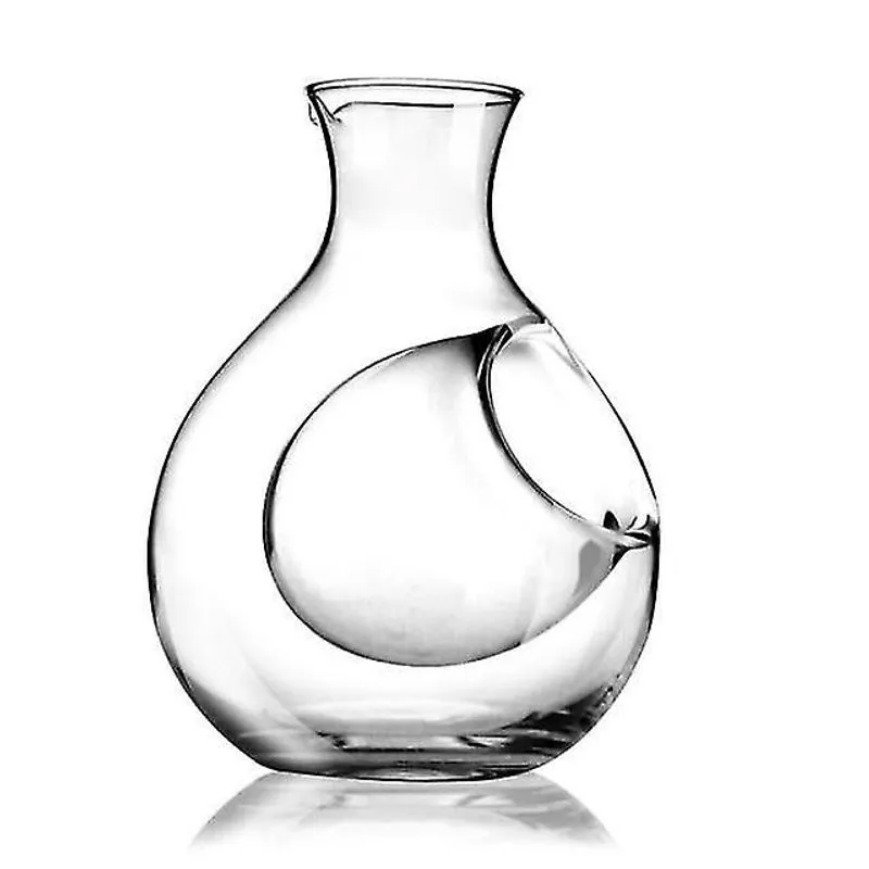 Frascos 300 decantador de vinho de vidro de cristal criativo uísque vodka garrafa de saquê frascos de quadril