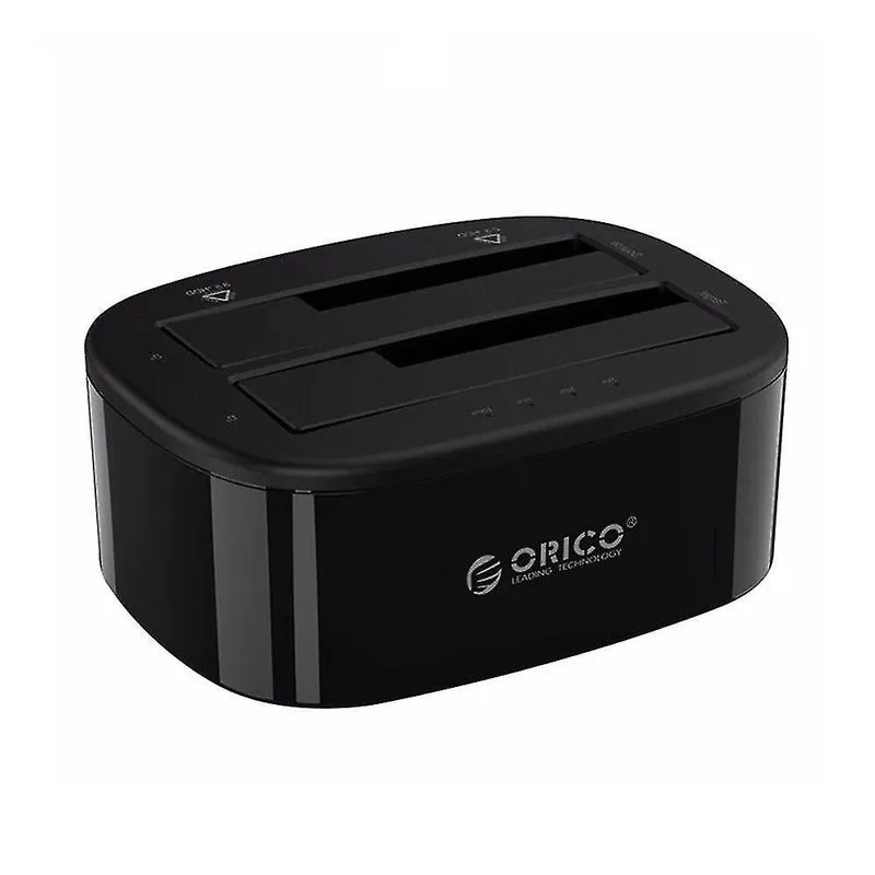 Estação de ancoragem para unidades de disco rígido hdd e ssd de baia dupla, clone 1 para 1, USB3.0