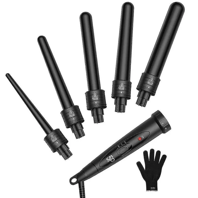 Ferros de frisar link 5 em 1 modelador de cabelo ferro de frisar varinha ferros de ondulação