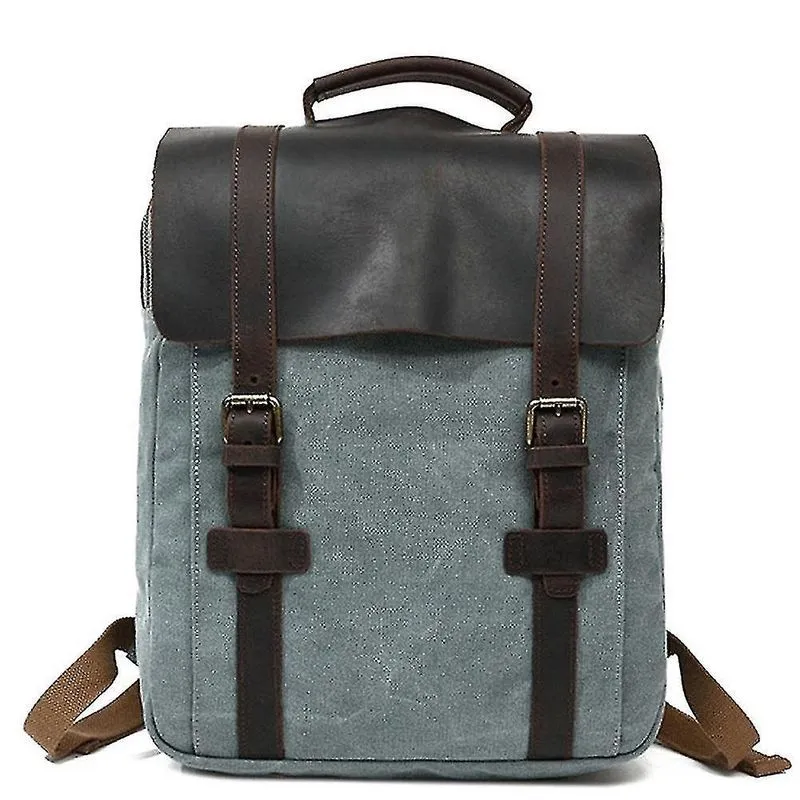 Mochilas de viagem ao ar livre mochila pequena mochila masculina de lona respirável bolsa escolar verde lago