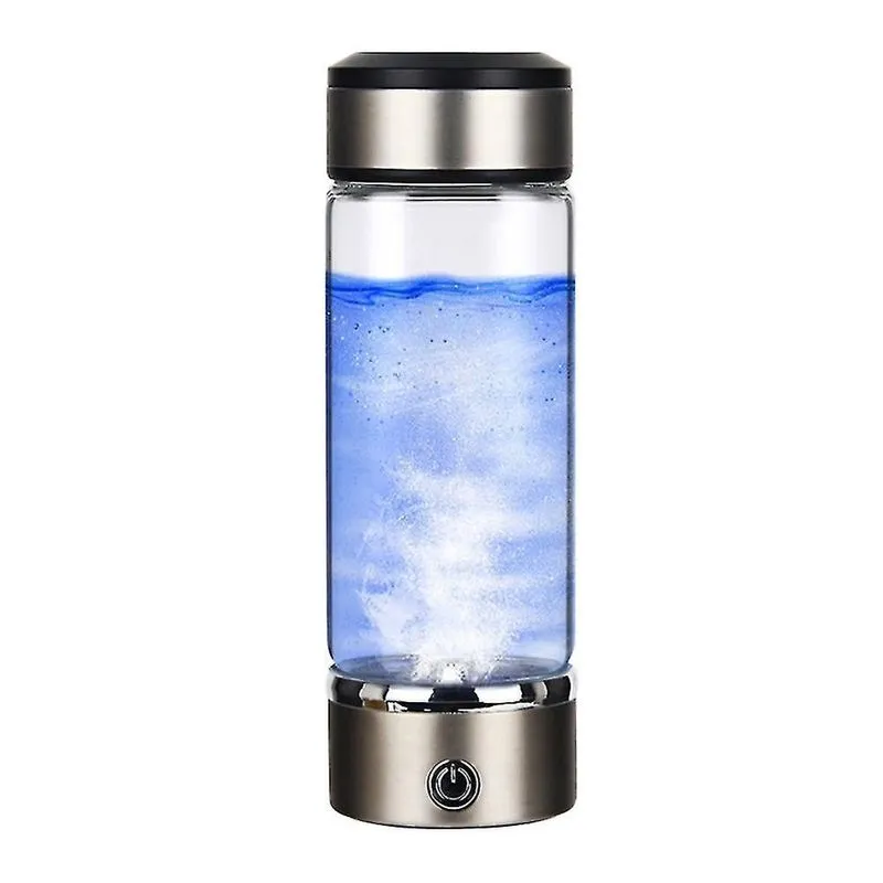 Copos de cerveja usb recarregável inteligente hidrogênio rico copo de água gerador de eletrólise ionizador alto borosilicato