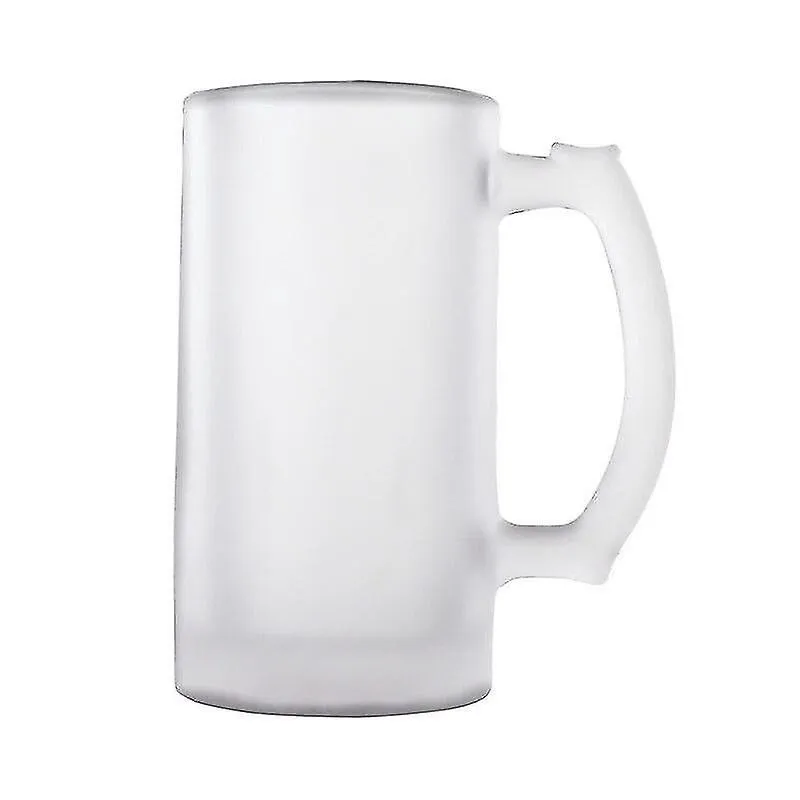 Copos de cerveja copo glaciar copo de vidro de alça fosca de alta capacidade resistente ao calor lindas canecas de cerveja