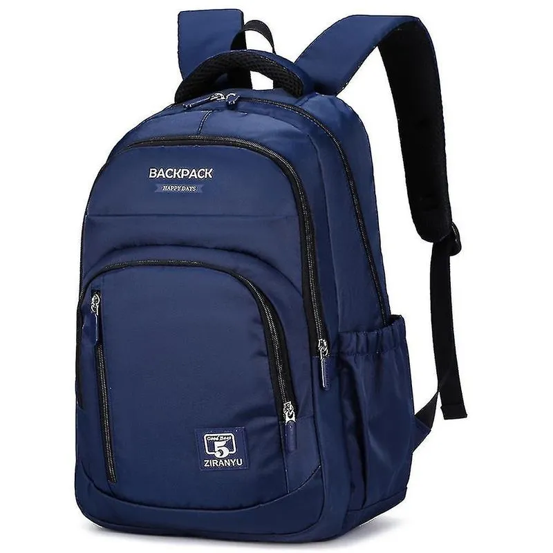 Mochilas bolsa escolar de estudante do ensino médio mochila feminina de ensino médio azul marinho