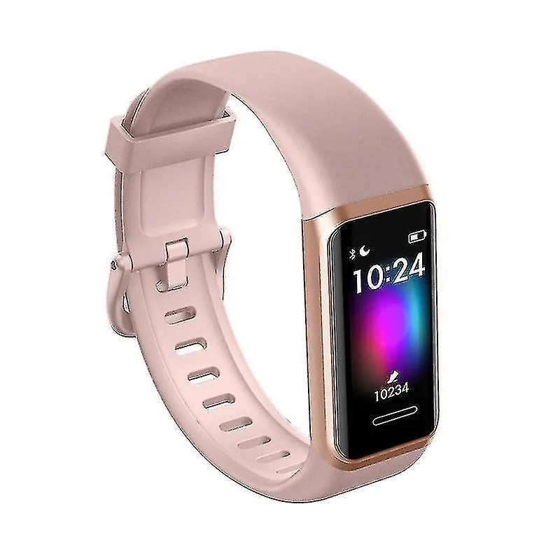 Monitores de atividade cronus fitness watch rastreadores de atividades com monitor de frequência cardíaca e monitor de sono rosa