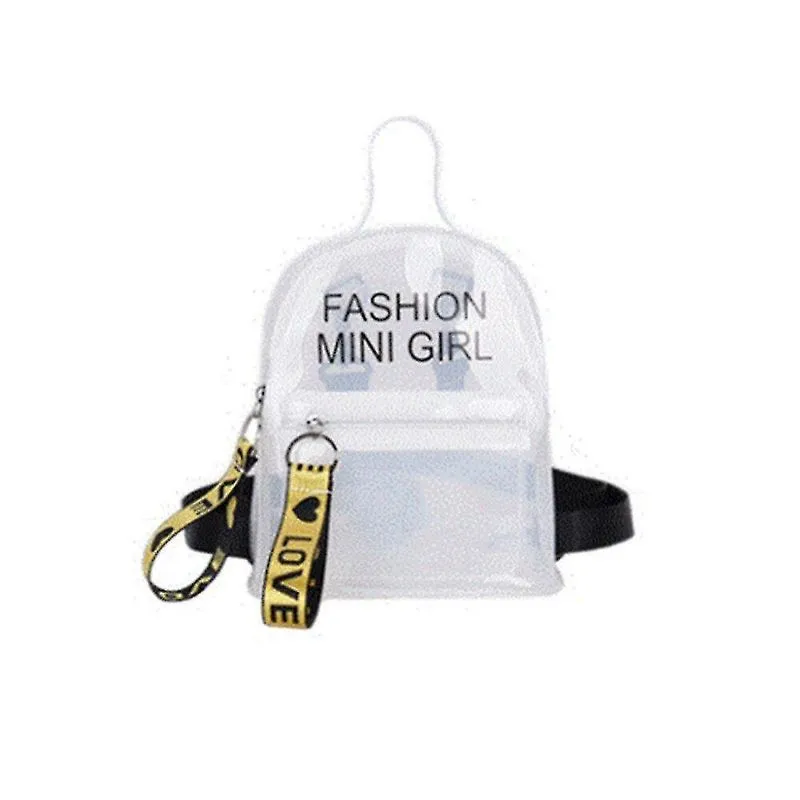 Mochilas femininas mini mochila pvc ombro transparente mochila escolar senhoras meninas bolsa de viagem fofa mãe filha