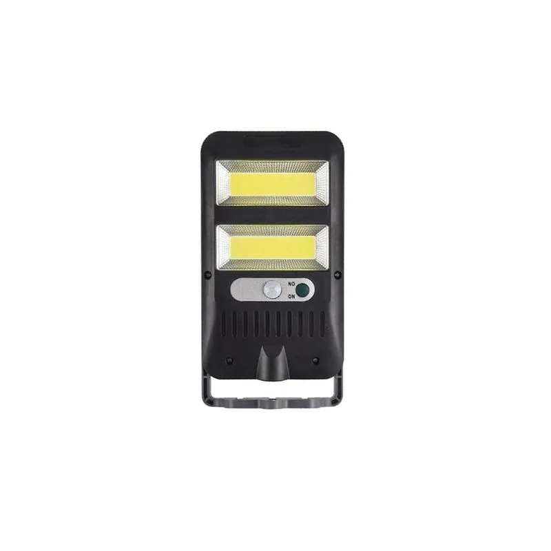 Luzes solares ao ar livre com 36 contas de lâmpada de espiga, luzes de inundação solares impermeáveis sem fio, luzes de jardim com sensor de corpo Luzes de garagem de parede de jardim
