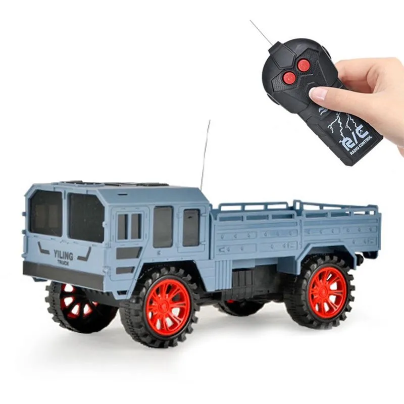 Carro de controle remoto elétrico rc bidirecional pickup caminhonete brinquedo para meninos meninas aniversário
