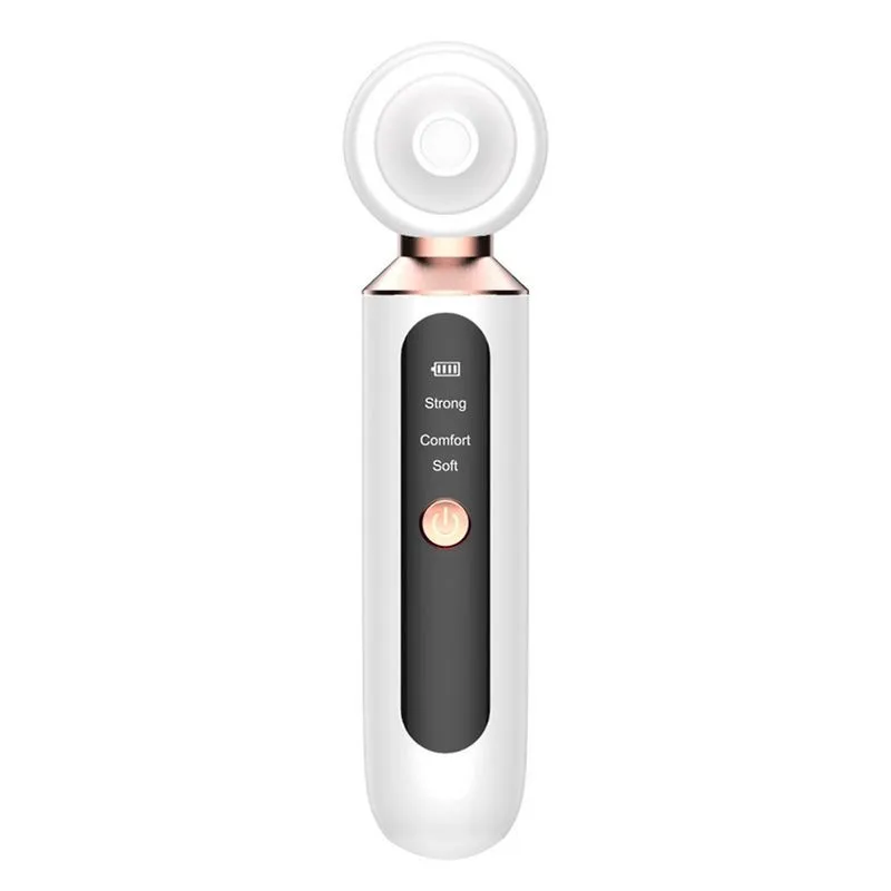 Removedor de cravos a vácuo com lupa led, nariz visível cabeça preta e rosto branco acne poro limpador extrator kits de ferramentas de sucção