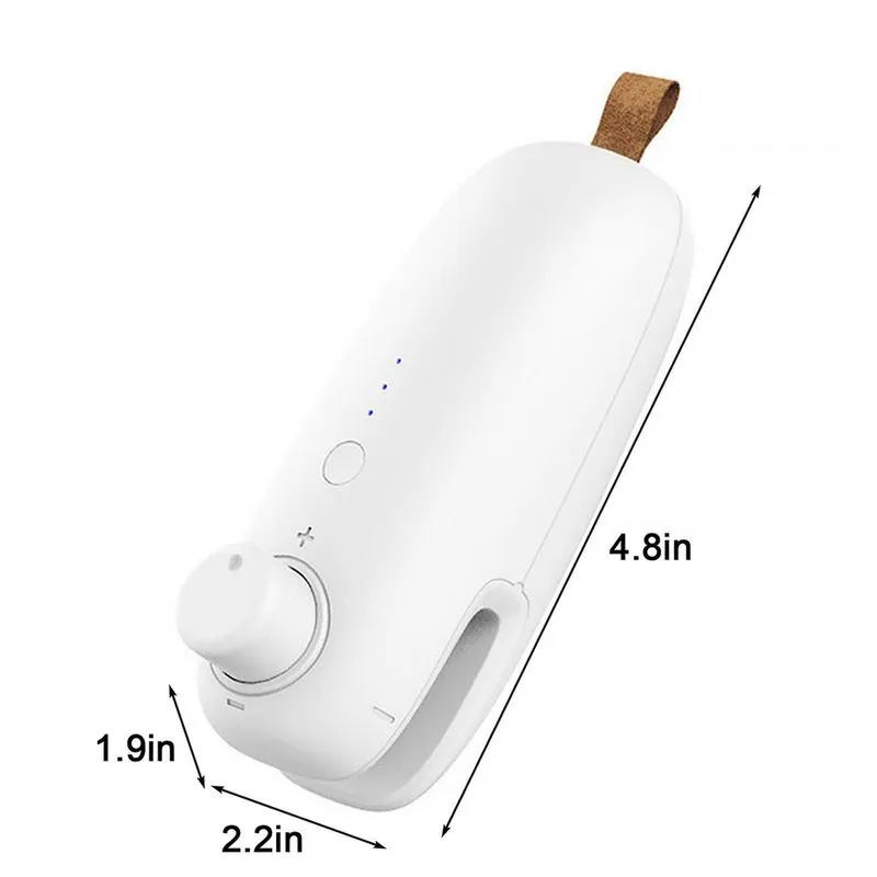 Mini selador de sacos, seladores a vácuo de calor portáteis selador de plástico, 2 em 1 selador de calor e cortador mini selador de alimentos para sacos de plástico armazenamento de alimentos - ajuste
