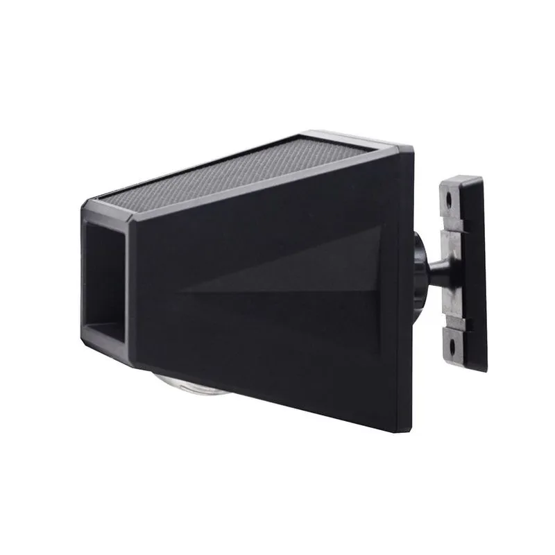 Luz estroboscópica solar com detector de movimento luz de alarme solar com controle remoto 129db sirenes de segurança de som luz ip65 à prova dwaterproof água 24 horas + modo noturno