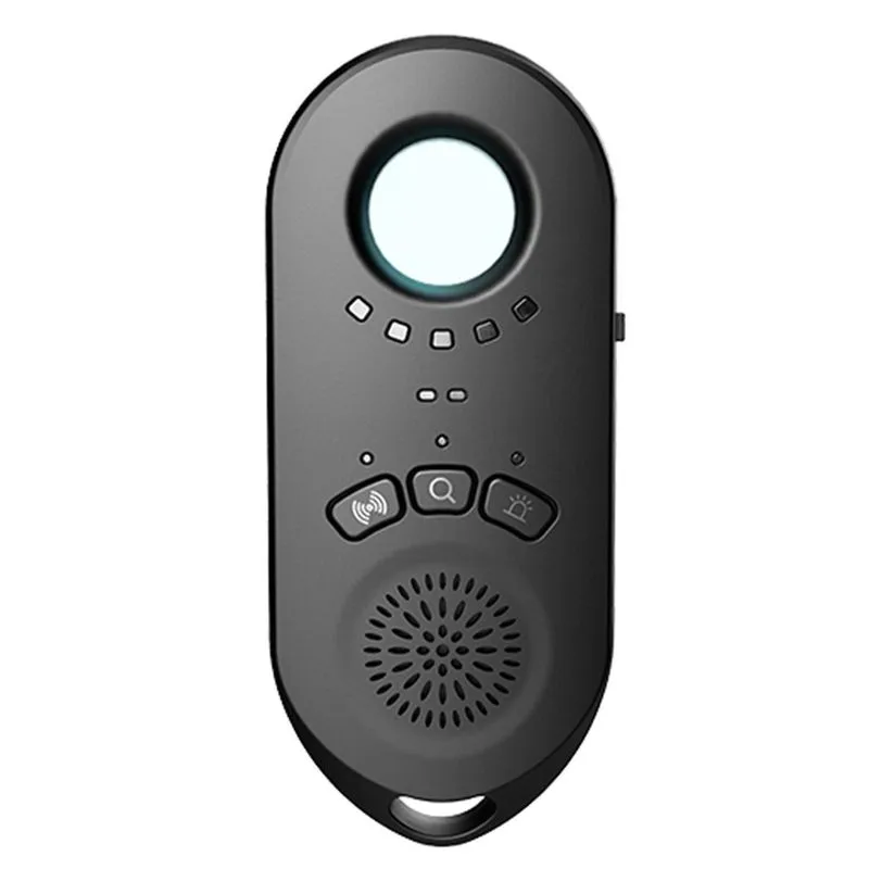 Detector de câmera localizador de câmera alarme de som seguro de emergência pessoal com mini lanterna led localizador de câmera de bolso