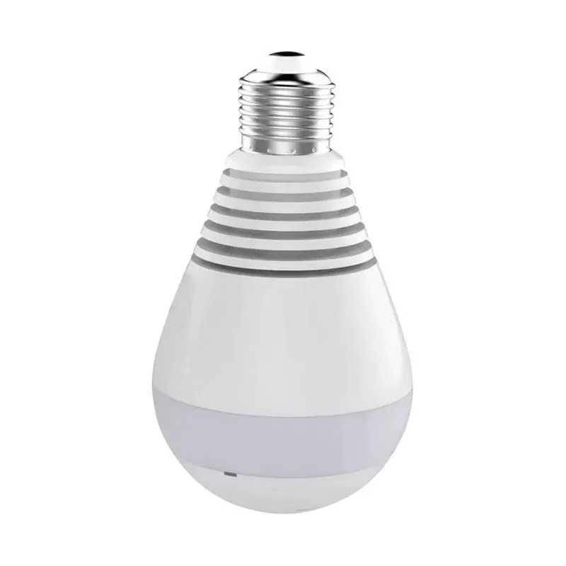 Câmera de lâmpada E27, sistema de câmera de segurança 960p, câmeras de vigilância doméstica sem fio inteligentes 2.4g Wifi, dia e noite em cores, detecção de movimento inteligente