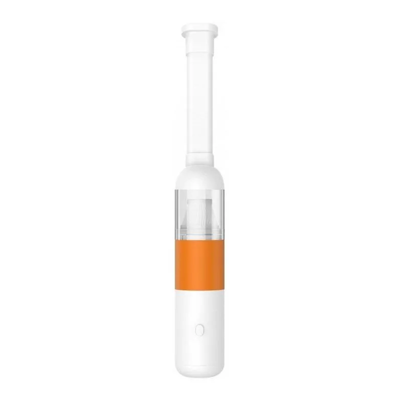 Aspirador de carro sem fio com sucção poderosa, 2 em 1 mão de vácuo e bomba de sopro manual, mini aspirador para fendas, limpador de teclado, recarregável por USB