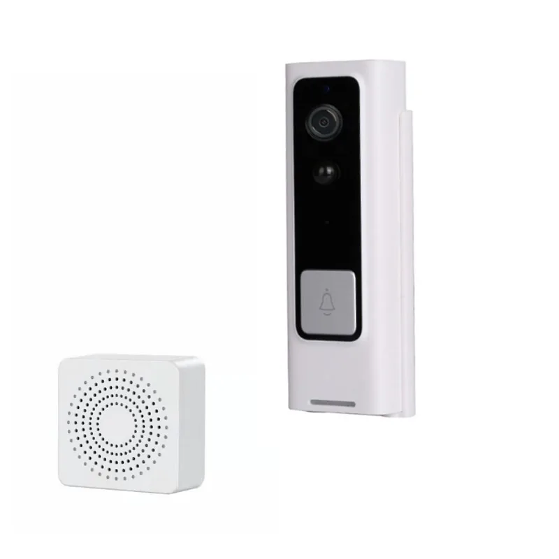 Campainha de vídeo remota sem fio inteligente Campainha visual inteligente para casa, áudio bidirecional, detecção de movimento, hd Night Vision Wifi porta de segurança recarregável