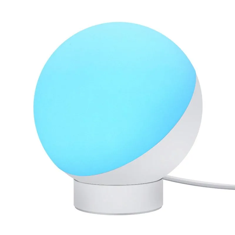 Candeeiro de mesa portátil com luz inteligente LED regulável branco e colorido, Tuya Wifi + Ble (conexão sem fio) Luzes noturnas funcionam com Alexa e Google Assistant