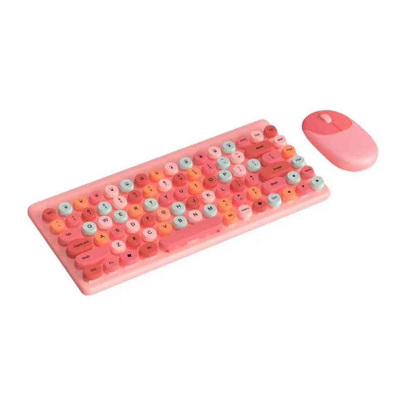 Combinação de teclado e mouse sem fio, para tablets Window/iOS/Linux Pc, terno para trabalhar digitando reunião de viagem