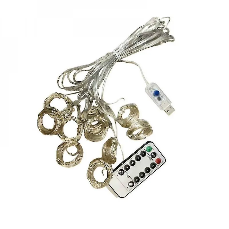 O ornamento do feriado exibe stands cortina de luz usb alimentado 3mx3m 300 led luzes de corda de fadas de natal