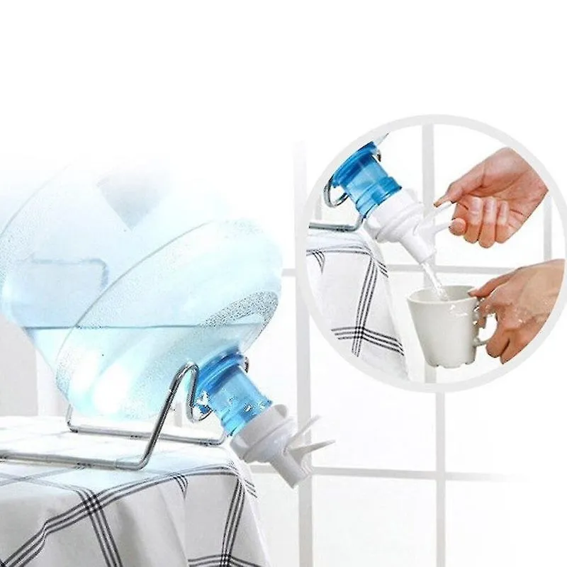 Bebedouros 1pc eco friendly plástico pequeno portátil camping casa invertida dispensador de água tampa protetora contra poeira