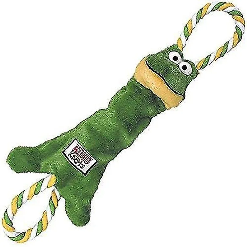 Brinquedos para cães tugger knots brinquedo de cachorro sapo pequeno/médio