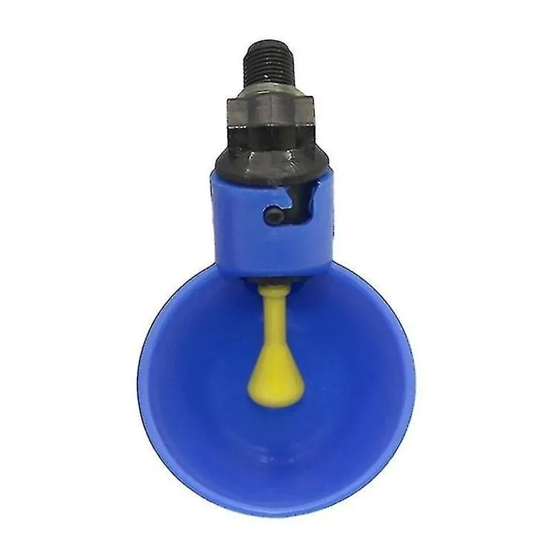 Gaiola de pássaros banhos de pássaros bebedor automático de codornas tigela de bebedouro de frango com mamilo amarelo sistema de água potável de aves de capoeira