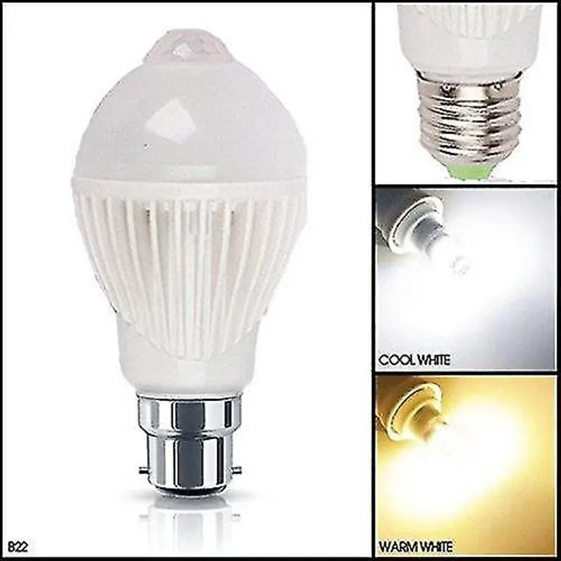 Luzes do ponto de inundação 5w movimento e luz sensível pir levou lâmpada de poupança de energia branco quente