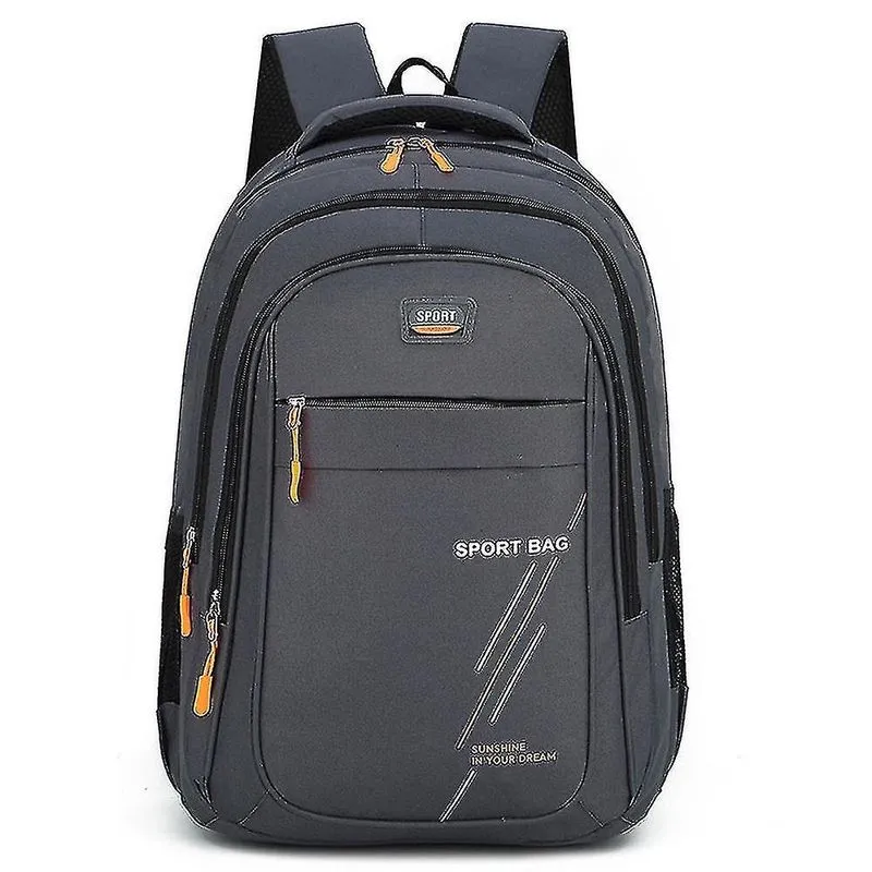 Mochilas esportivas mochila impermeável de grande capacidade cinza
